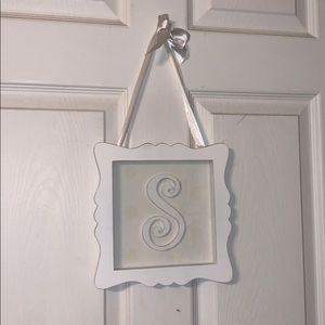 “S” Door hanger/Wall Decor